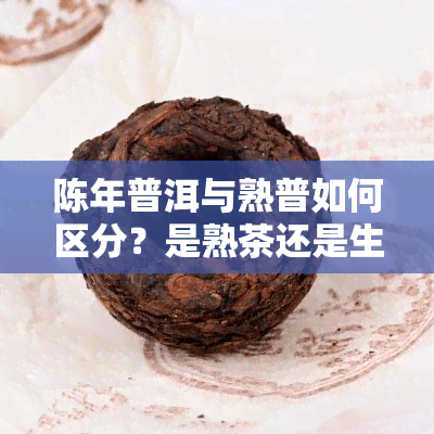 陈年普洱与熟普如何区分？是熟茶还是生普？