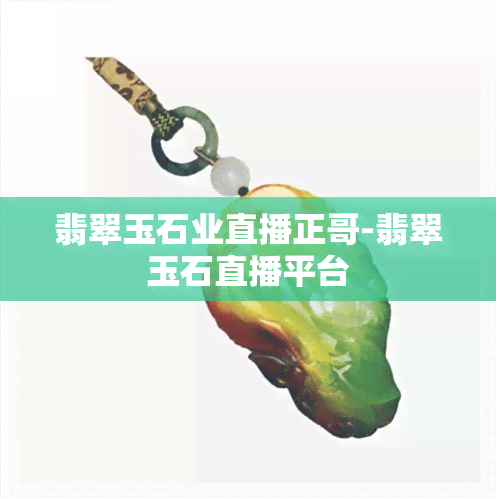 翡翠玉石业直播正哥-翡翠玉石直播平台