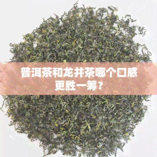 普洱茶和龙井茶哪个口感更胜一筹？