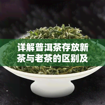 详解普洱茶存放新茶与老茶的区别及影响因素