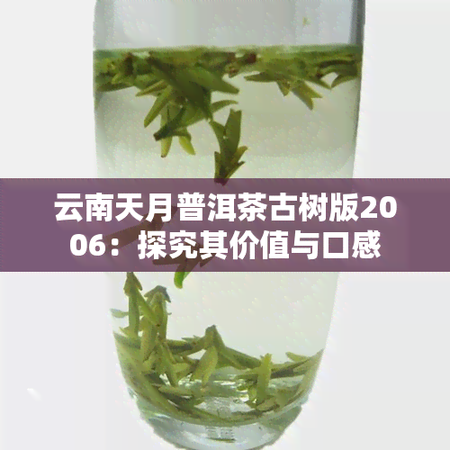 云南天月普洱茶古树版2006：探究其价值与口感