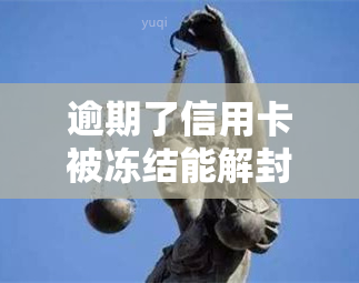 逾期了信用卡被冻结能解封，信用卡逾期后被冻结，如何解冻账户？