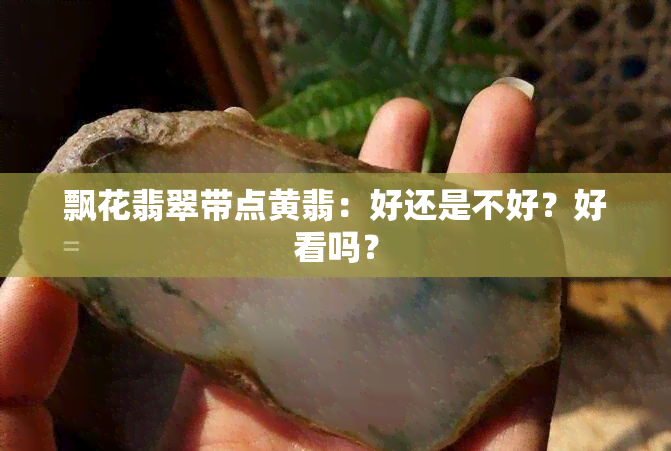 飘花翡翠带点黄翡：好还是不好？好看吗？