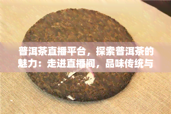 普洱茶直播平台，探索普洱茶的魅力：走进直播间，品味传统与现代的交融