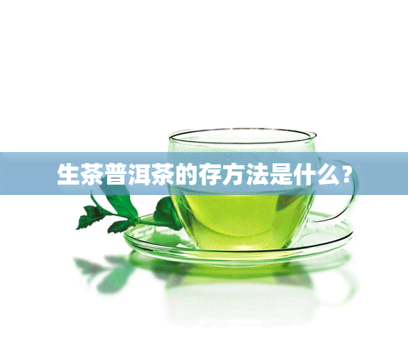 生茶普洱茶的存方法是什么？