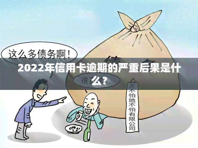 2022年信用卡逾期的严重后果是什么？