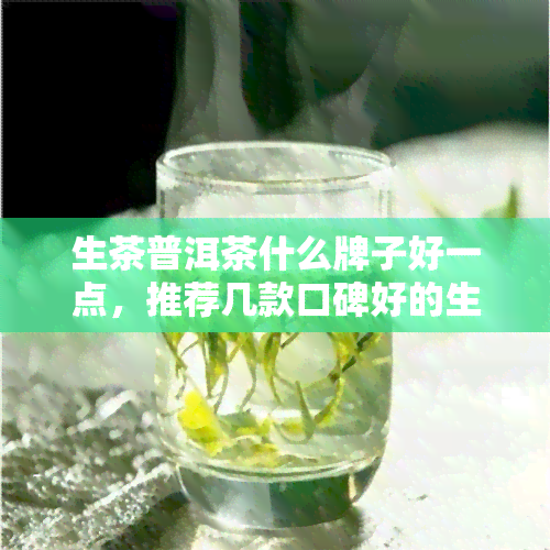 生茶普洱茶什么牌子好一点，推荐几款口碑好的生茶普洱茶，总有一款适合你！