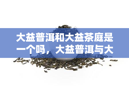 大益普洱和大益茶庭是一个吗，大益普洱与大益茶庭：二者是否为同一？