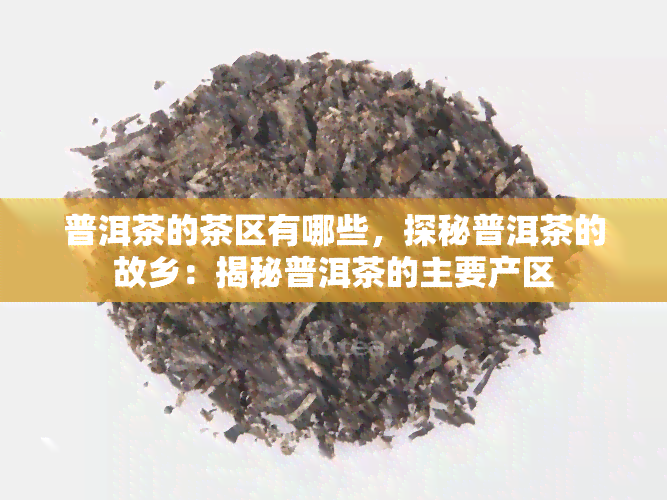 普洱茶的茶区有哪些，探秘普洱茶的故乡：揭秘普洱茶的主要产区