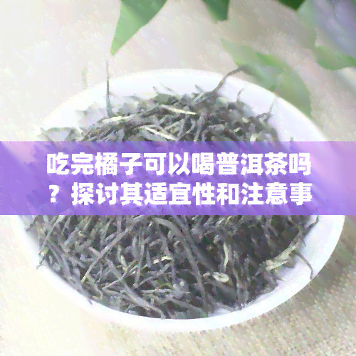 吃完橘子可以喝普洱茶吗？探讨其适宜性和注意事