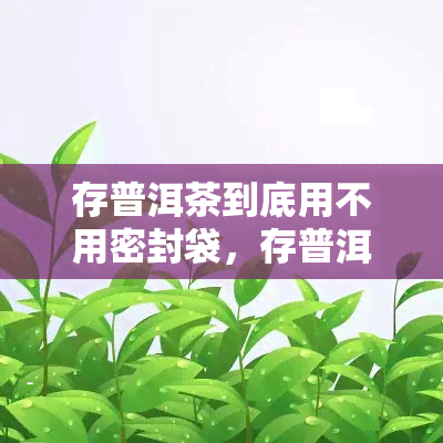 存普洱茶到底用不用密封袋，存普洱茶需不需要使用密封袋？专家告诉你答案