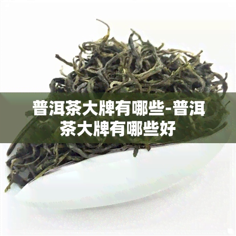 普洱茶大牌有哪些-普洱茶大牌有哪些好