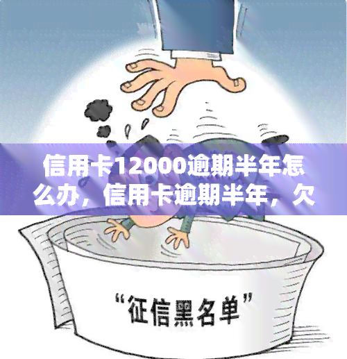 信用卡12000逾期半年怎么办，信用卡逾期半年，欠款12000元该如何处理？