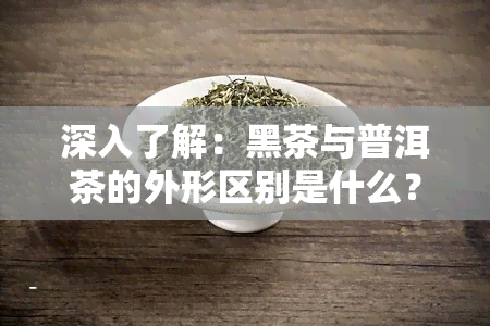 深入了解：黑茶与普洱茶的外形区别是什么？