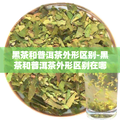 黑茶和普洱茶外形区别-黑茶和普洱茶外形区别在哪