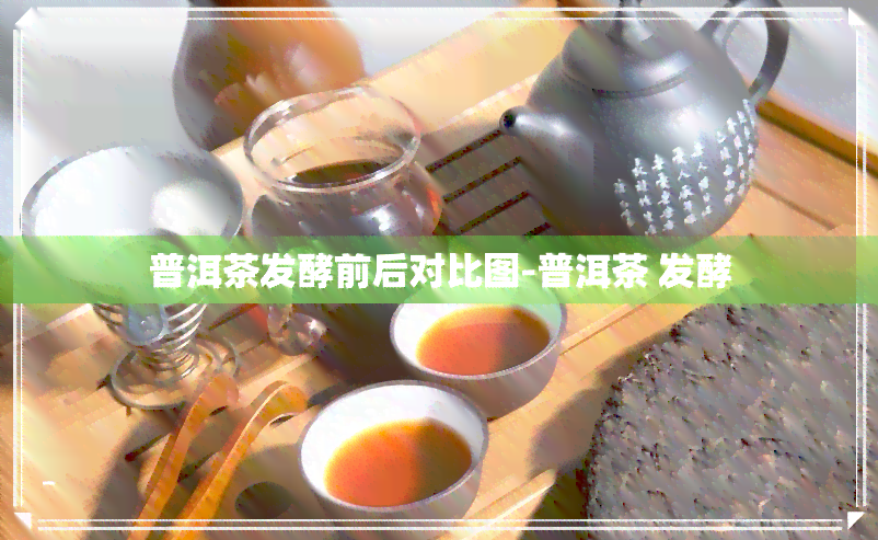 普洱茶发酵前后对比图-普洱茶 发酵