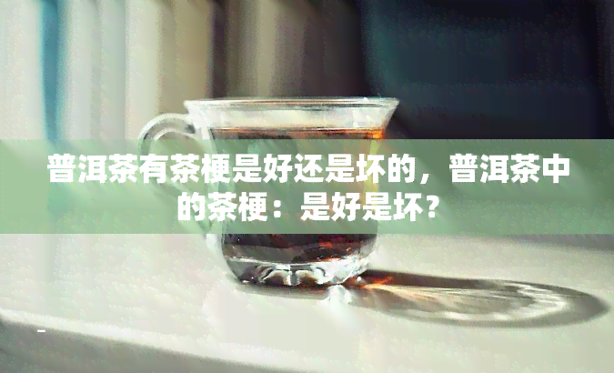 普洱茶有茶梗是好还是坏的，普洱茶中的茶梗：是好是坏？