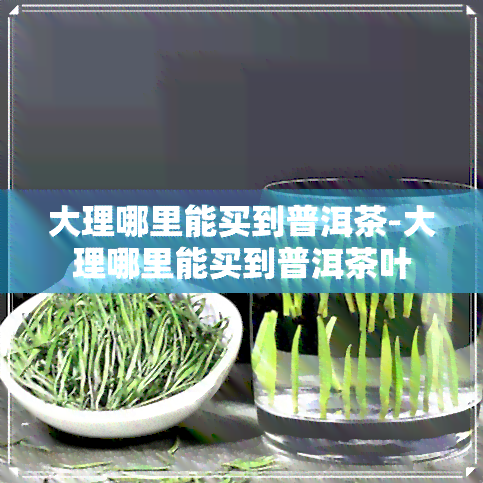 大理哪里能买到普洱茶-大理哪里能买到普洱茶叶