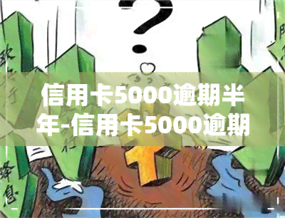 信用卡5000逾期半年-信用卡5000逾期半年要还多少