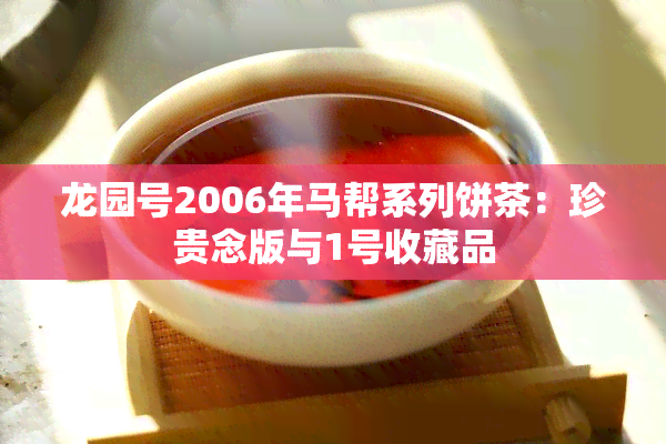 龙园号2006年马帮系列饼茶：珍贵念版与1号收藏品