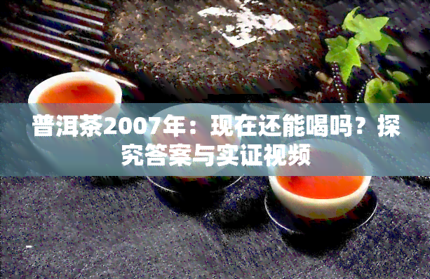 普洱茶2007年：现在还能喝吗？探究答案与实证视频