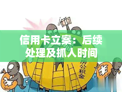 信用卡立案：后续处理及抓人时间