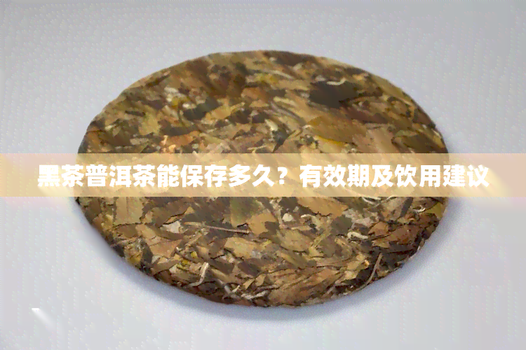 黑茶普洱茶能保存多久？有效期及饮用建议