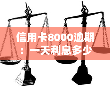 信用卡8000逾期：一天利息多少？三年后果严重！