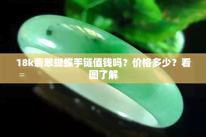 18k翡翠蝴蝶手链值钱吗？价格多少？看图了解