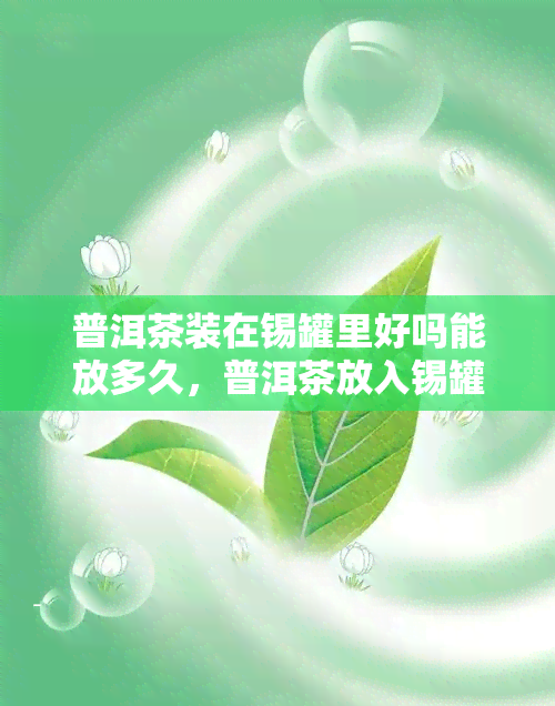 普洱茶装在锡罐里好吗能放多久，普洱茶放入锡罐保存，能存放多久？