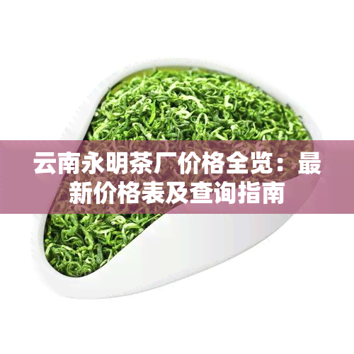 云南永明茶厂价格全览：最新价格表及查询指南