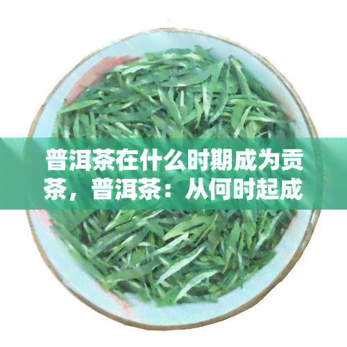 普洱茶在什么时期成为贡茶，普洱茶：从何时起成为贡茶的历探究