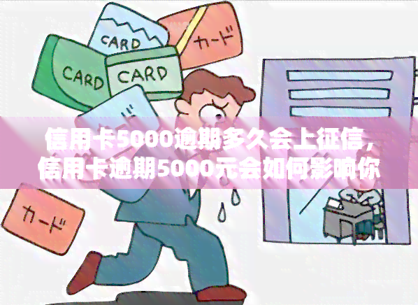 信用卡5000逾期多久会上，信用卡逾期5000元会如何影响你的信用记录？