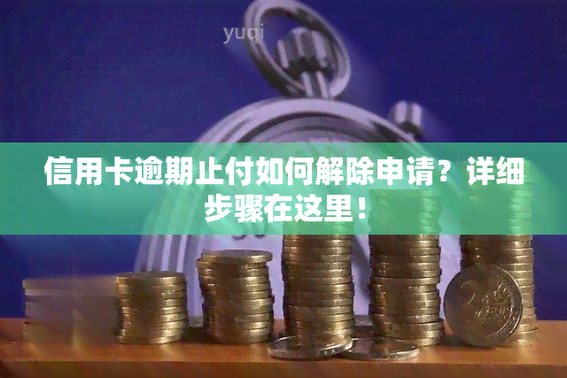 信用卡逾期止付如何解除申请？详细步骤在这里！