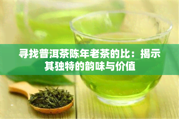 寻找普洱茶陈年老茶的比：揭示其独特的韵味与价值