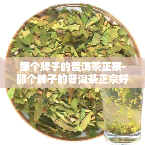 那个牌子的普洱茶正宗-那个牌子的普洱茶正宗好喝