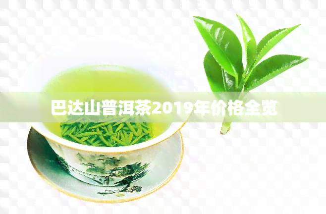 巴达山普洱茶2019年价格全览