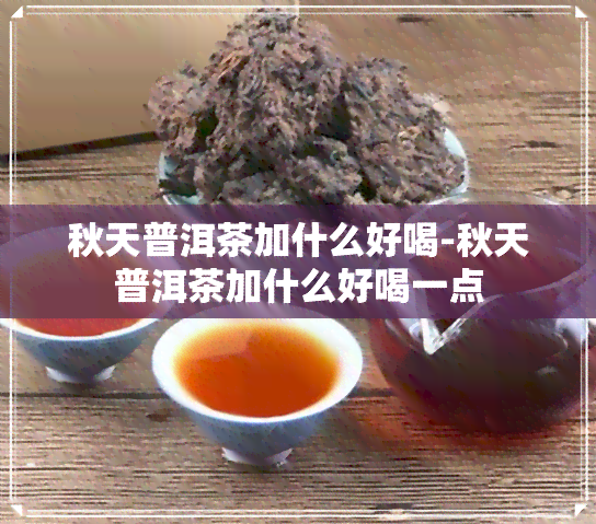 秋天普洱茶加什么好喝-秋天普洱茶加什么好喝一点