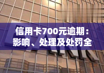 信用卡700元逾期：影响、处理及处罚全解析