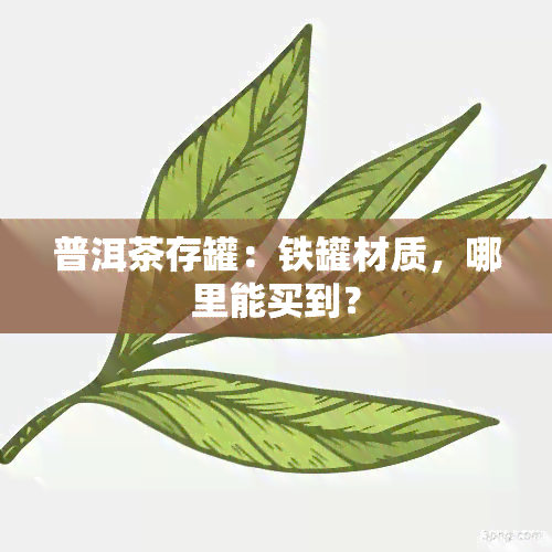 普洱茶存罐：铁罐材质，哪里能买到？