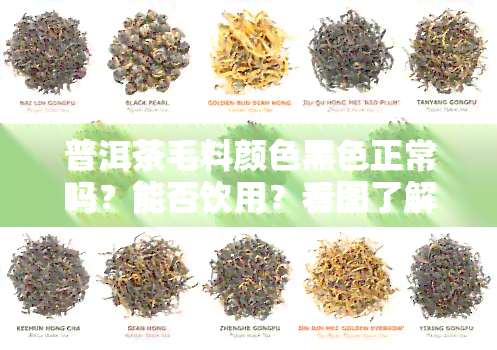 普洱茶毛料颜色黑色正常吗？能否饮用？看图了解