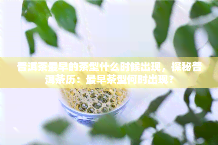 普洱茶最早的茶型什么时候出现，探秘普洱茶历：最早茶型何时出现？