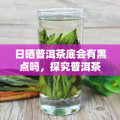 日晒普洱茶底会有黑点吗，探究普洱茶底的黑点：是日晒还是其他原因？