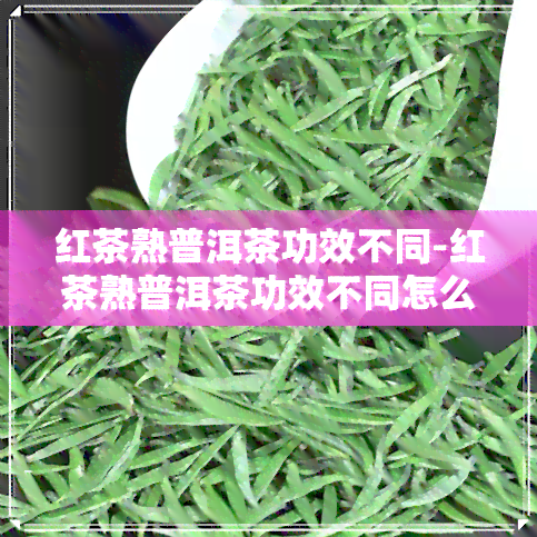 红茶熟普洱茶功效不同-红茶熟普洱茶功效不同怎么办