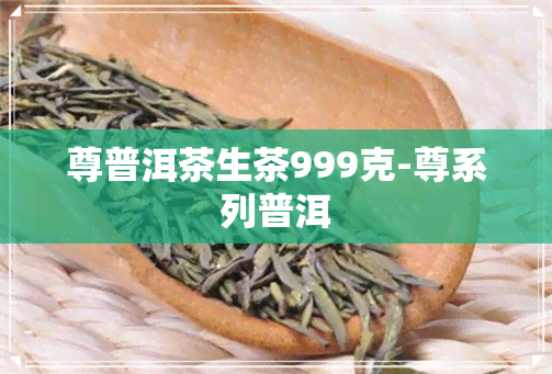 尊普洱茶生茶999克-尊系列普洱