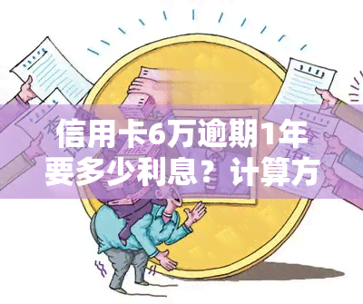 信用卡6万逾期1年要多少利息？计算方法及影响因素解析