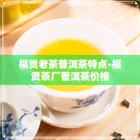 福贡老茶普洱茶特点-福贡茶厂普洱茶价格