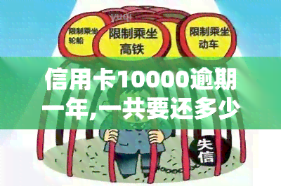 信用卡10000逾期一年,一共要还多少钱，信用卡逾期一年未还款，共需偿还多少金额？