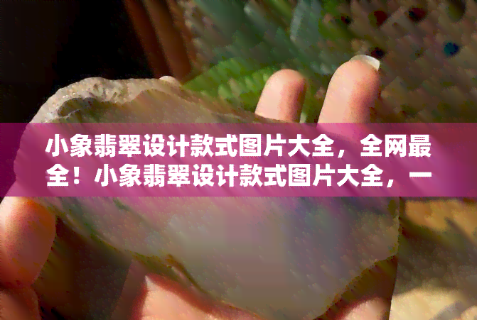 小象翡翠设计款式图片大全，全网最全！小象翡翠设计款式图片大全，一为快！