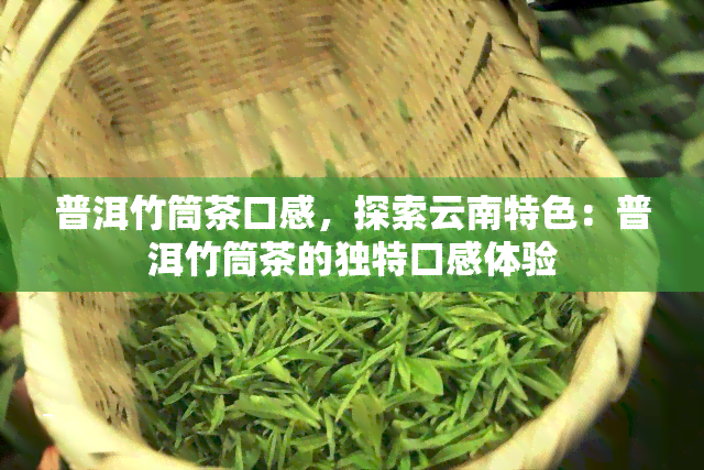 普洱竹筒茶口感，探索云南特色：普洱竹筒茶的独特口感体验